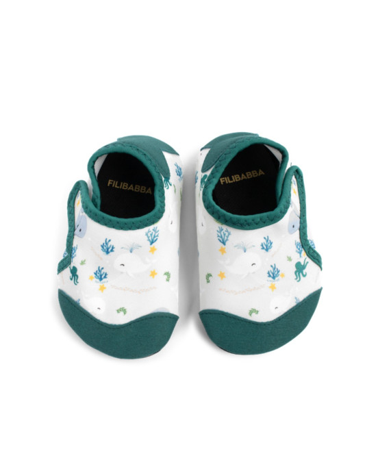 Filibabba Bath Shoes Christian’s Whale Tales – 26-27