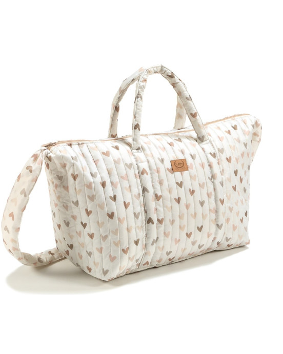 Τσάντα Ταξιδιού HeartBeat Beige