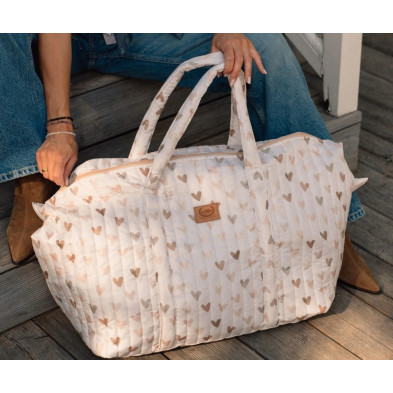 Τσάντα Ταξιδιού HeartBeat Beige