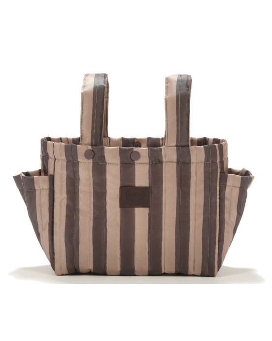 Mollet Ortalion Τσαντάκι Καροτσιού – Stripes Brown