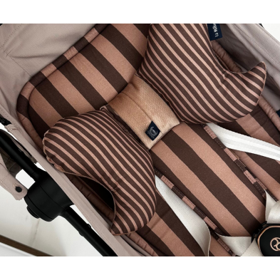Organic Jersey Angel’s Wings Stripes Pink
