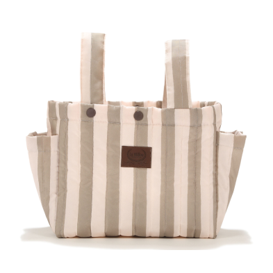 Mollet Ortalion Τσαντάκι Καροτσιού- Stripes Beige