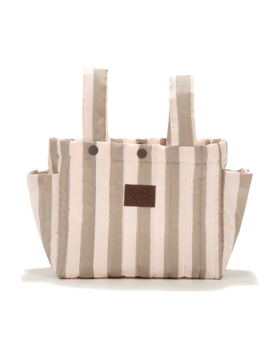 Mollet Ortalion Τσαντάκι Καροτσιού- Stripes Beige