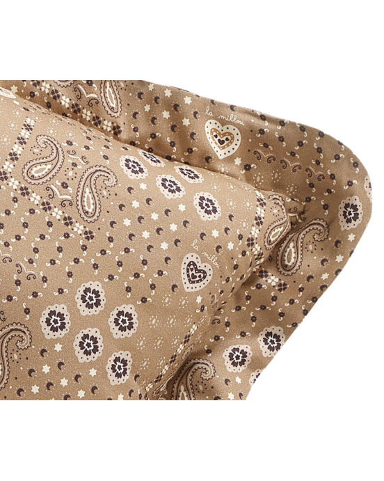 Μεγάλο Παιδικό Μαξιλάρι Bandana Mocca