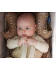 Organic Jersey Angel’s Wings Stripes Beige