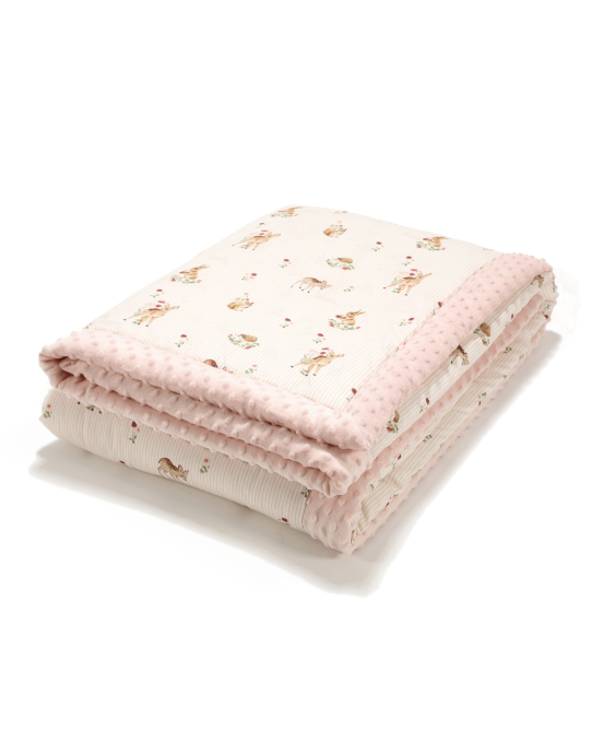 Κουβέρτα Bambiland – Powder Pink – XL
