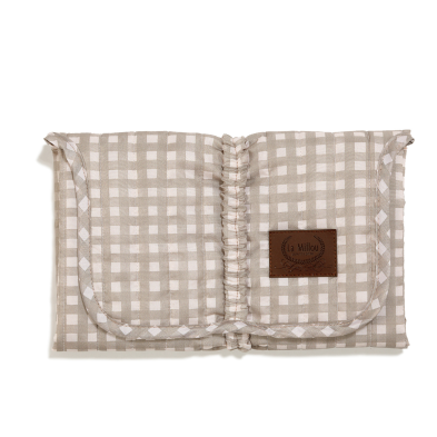 Mollet Ortalion Αλλαξιέρα Beige Vichy