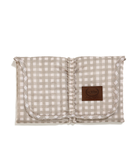 Mollet Ortalion Αλλαξιέρα Beige Vichy