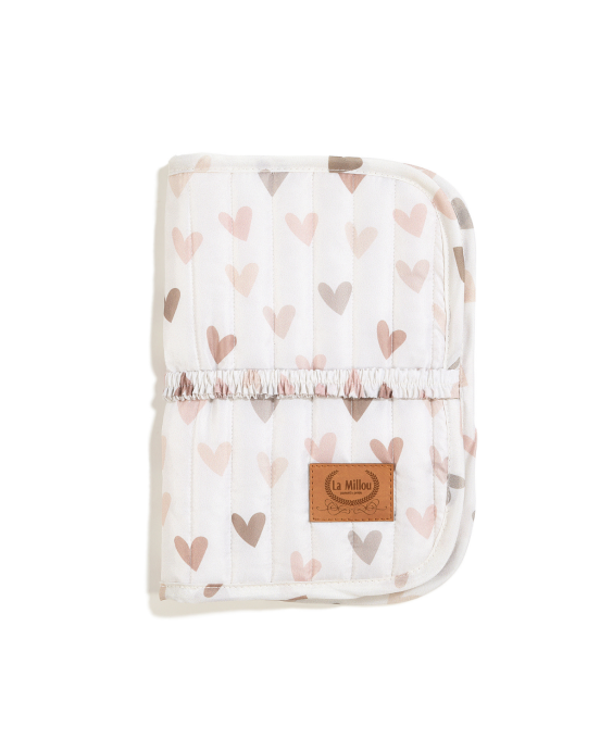 Mollet Ortalion Θήκη για αλλαγή πάνας Heartbeat Beige
