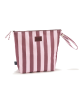 Waterproof Cosmetic Bag Stripes Pink XL – Xlarge