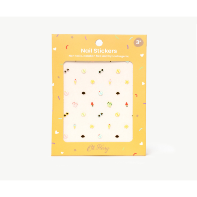 Oh Flossy Nail Stickers Beach Club
