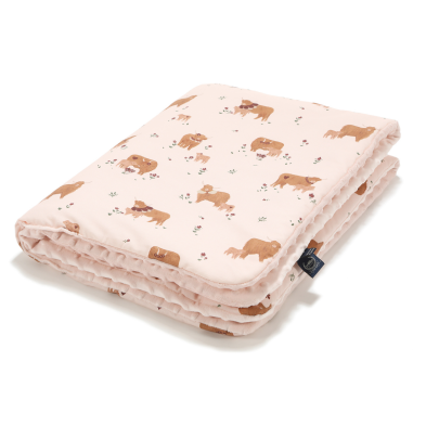 Κουβέρτα Moo Meadow – Powder Pink – M