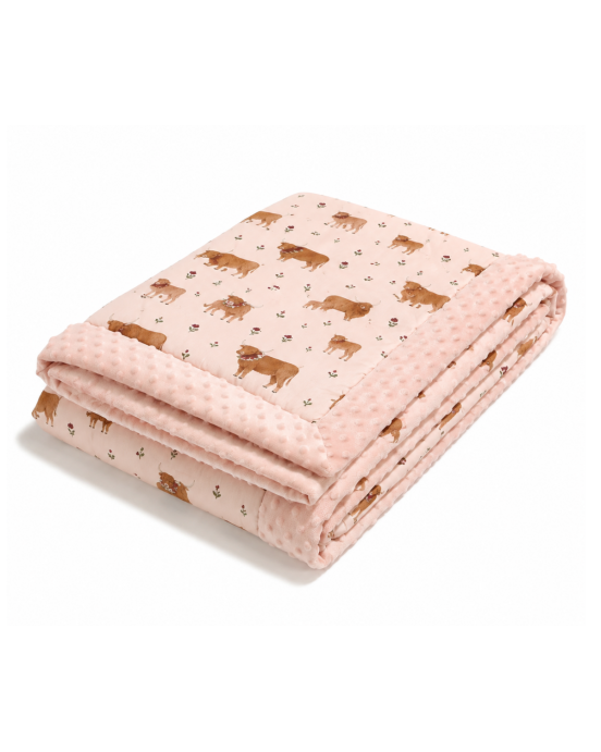 Κουβέρτα Moo Meadow – Powder Pink – XL