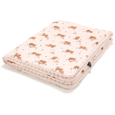 Κουβέρτα Moo Meadow – Powder Pink – L