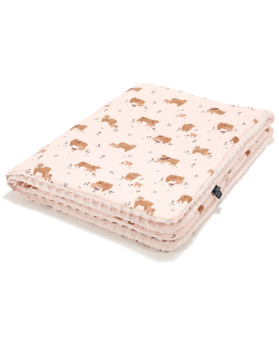 Κουβέρτα Moo Meadow – Powder Pink – L