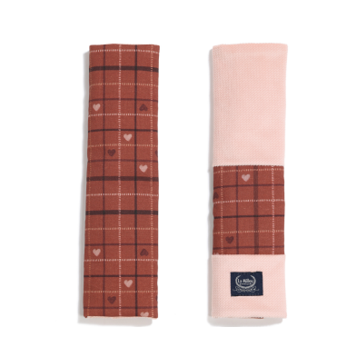 Jersey Seat Belt Cover Moo Meadow Plaid