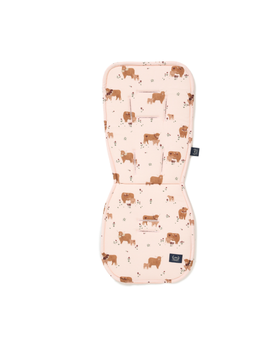 Προστατευτικό Καροτσιού Moo Meadow Velvet Powder Pink – Classic
