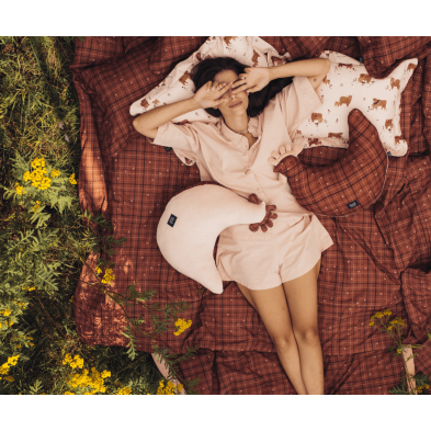 Kura Moo Meadow Powder Pink