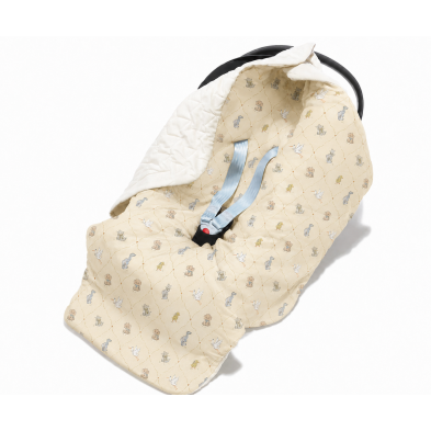 Κουβέρτα Car Seat Bebe Mignon Vanilla