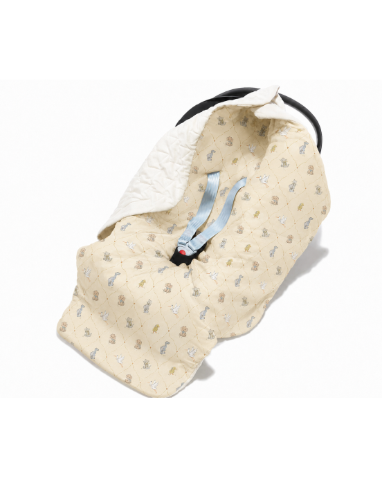 Κουβέρτα Car Seat Bebe Mignon Vanilla