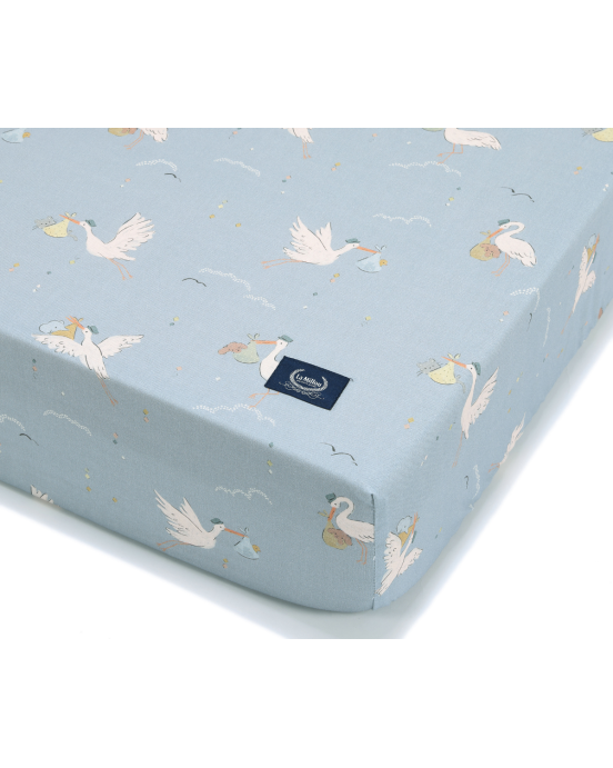 Σεντόνι Κούνιας Bebe Mignon Blue