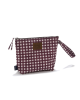 Αδιάβροχο Τσαντάκι Καλλυντικών Burgundy Vichy (S)