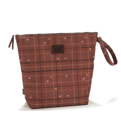 Αδιάβροχο Τσαντάκι Καλλυντικών Moo Meadow Plaid (XL)