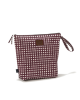 Αδιάβροχο Τσαντάκι Καλλυντικών Burgundy Vichy (XL)