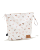 Αδιάβροχο Τσαντάκι Καλλυντικών Heartbeat Beige (XL)