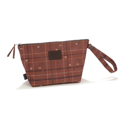 Αδιάβροχο Τσαντάκι Καλλυντικών Moo Meadow Plaid (M)