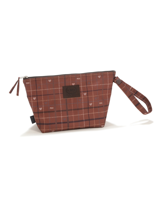 Αδιάβροχο Τσαντάκι Καλλυντικών Moo Meadow Plaid (M)