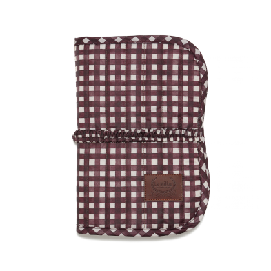 Mollet Ortalion Θήκη για αλλαγή πάνας Burgundy Vichy