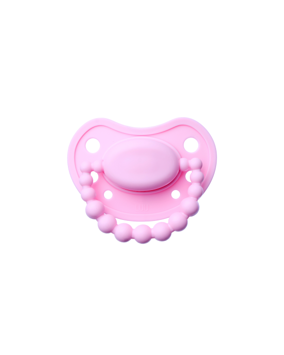 Πιπίλα θέσης LUU Kids – Pink a Boo – 6 μηνών +