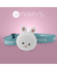 Παιδικός φακός κεφαλής LED MARY’S Λαγουδάκι, 38lm, επαναφορτιζόμενος