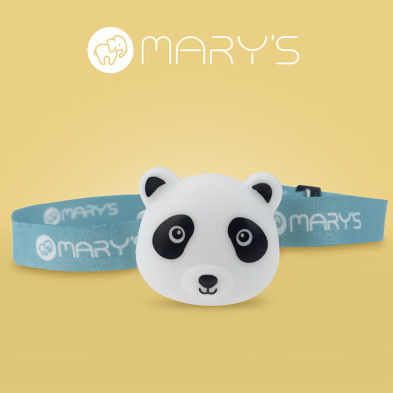 Παιδικός φακός κεφαλής LED MARY’S Πάντα, επαναφορτιζόμενος