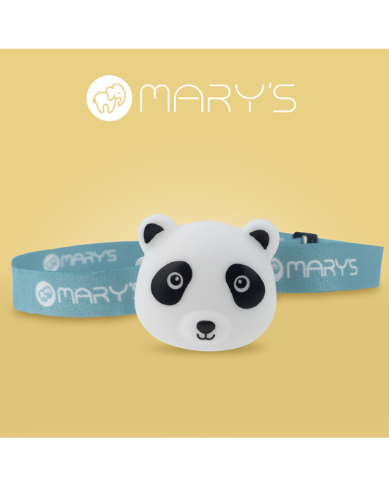 Παιδικός φακός κεφαλής LED MARY’S Πάντα, επαναφορτιζόμενος