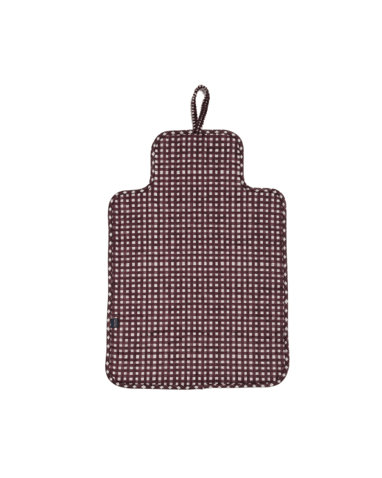Mollet Ortalion Αλλαξιέρα Burgundy Vichy