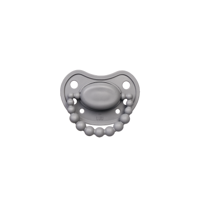 Πιπίλα θέσης LUU Kids – Lovely Gray – 6 μηνών +