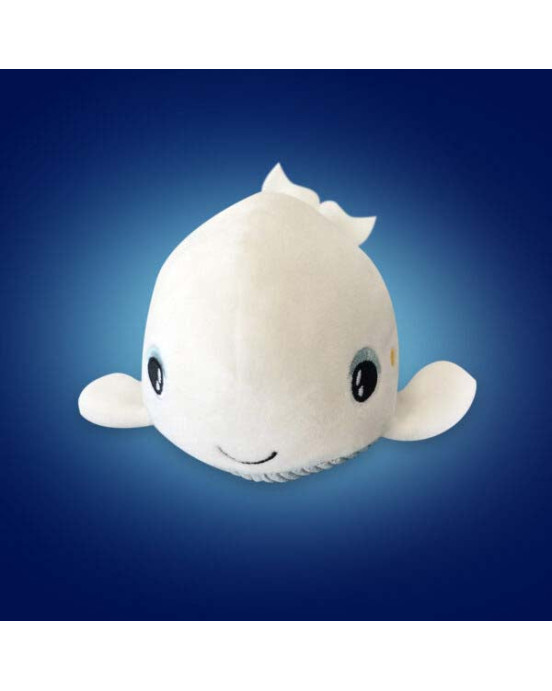 SHAKIES-WHALE. Υφασμάτινο ζωάκι με φως Φαλαινάκι