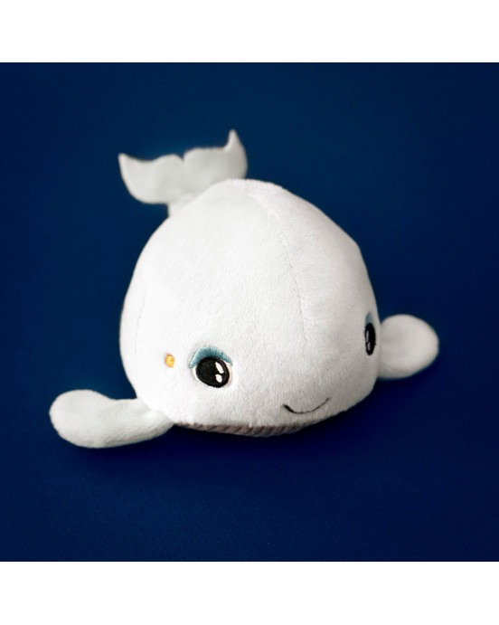 SHAKIES-WHALE. Υφασμάτινο ζωάκι με φως Φαλαινάκι