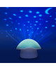 SP02M-B. Μουσικός προβολέας αστεριών Μανιτάρι (γαλάζιο)