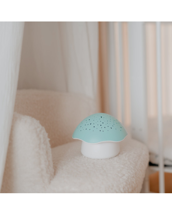 SP02M-B. Μουσικός προβολέας αστεριών Μανιτάρι (γαλάζιο)