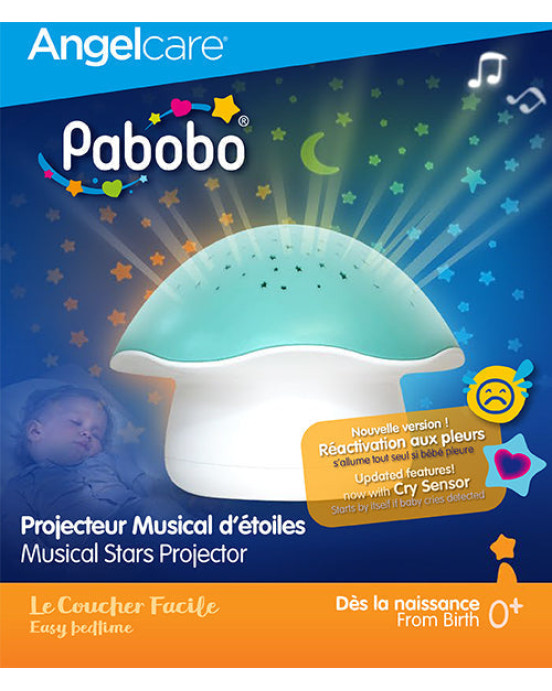 SP02M-B. Μουσικός προβολέας αστεριών Μανιτάρι (γαλάζιο)