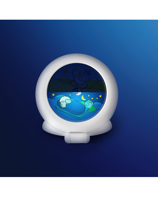 CK0041-KSG-WH. Ξυπνητήρι Kid Sleep Globetrotter (λευκό)