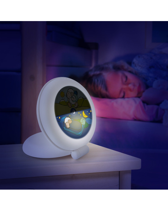 CK0041-KSG-WH. Ξυπνητήρι Kid Sleep Globetrotter (λευκό)