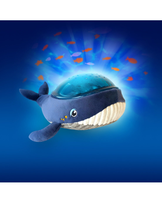 AAQ01-TEALWHALE. Προβολέας υφασμάτινη Φάλαινα με εικόνες θαλάσσης & ήχους
