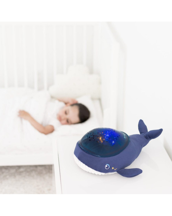 AAQ01-TEALWHALE. Προβολέας υφασμάτινη Φάλαινα με εικόνες θαλάσσης & ήχους