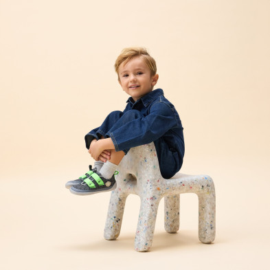 AFFENZAHN. Παπούτσια Sneaker Knit Happy Πάνθηρας - Νο 26