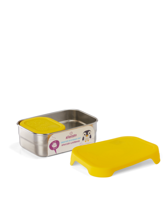 AFFENZAHN. Σετ από 2 ανοξείδωτα τάπερ φαγητού Τιγράκι