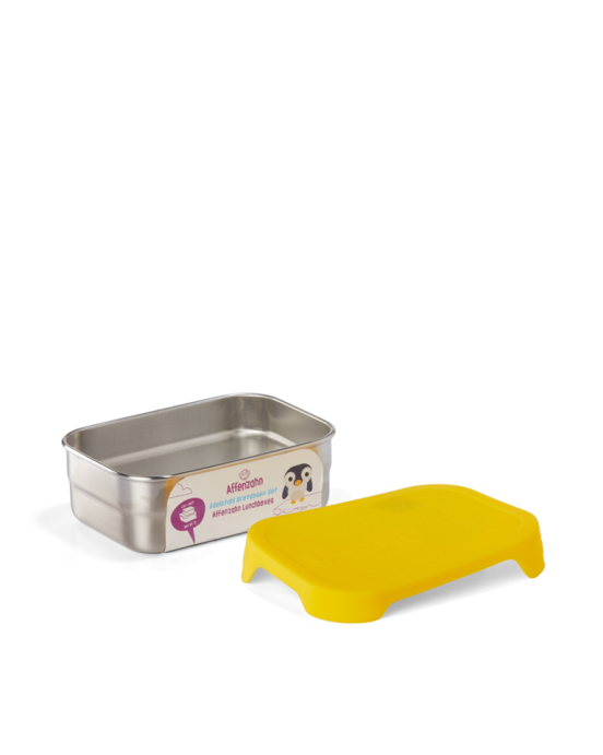 AFFENZAHN. Σετ από 2 ανοξείδωτα τάπερ φαγητού Τιγράκι